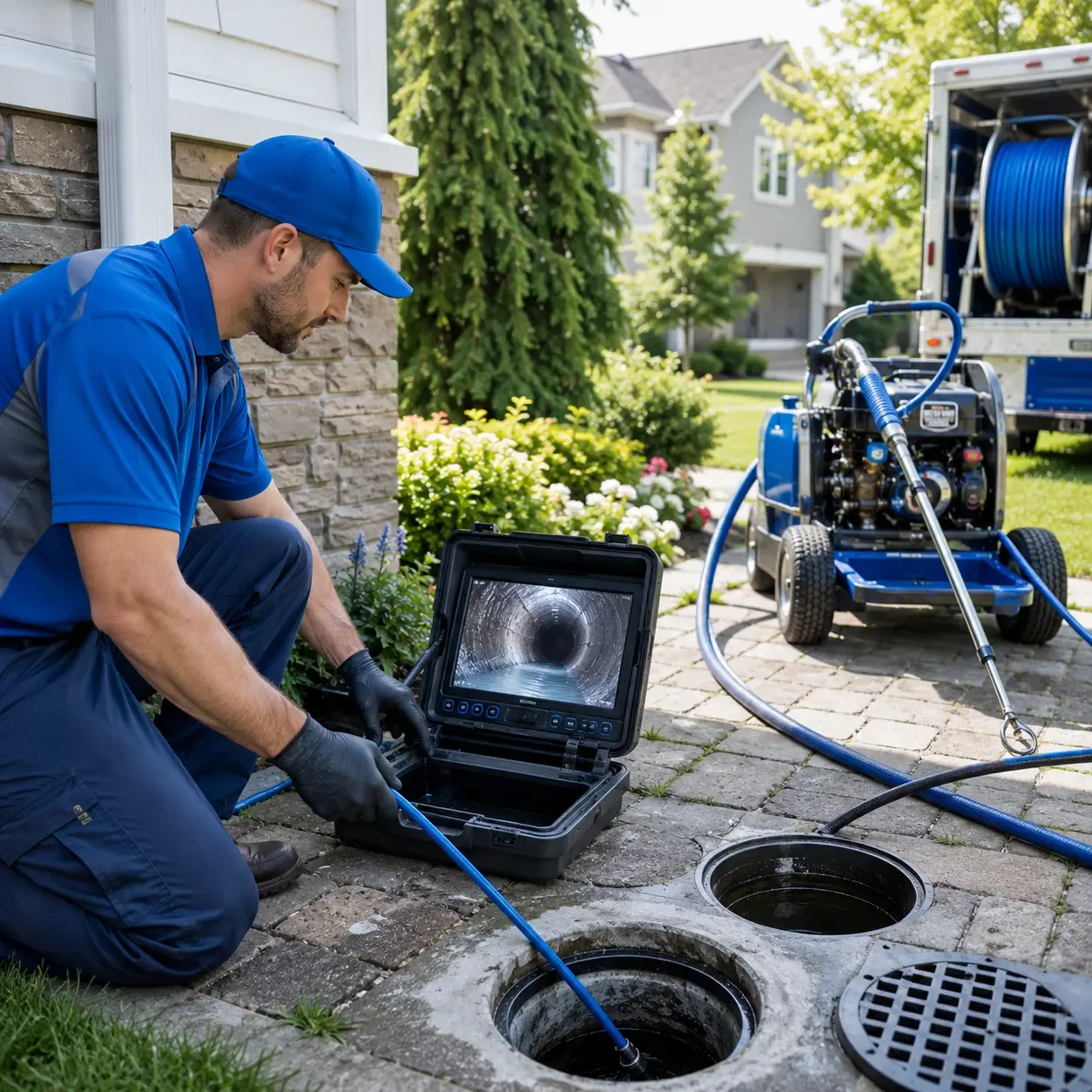 Outdoor drain cleaning professionals serving Dexter, KS